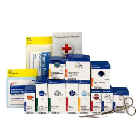 Acme United Medium Metal SmartCompliance Food Service First Aid Refill pack, ANSI A Compliant. 90692